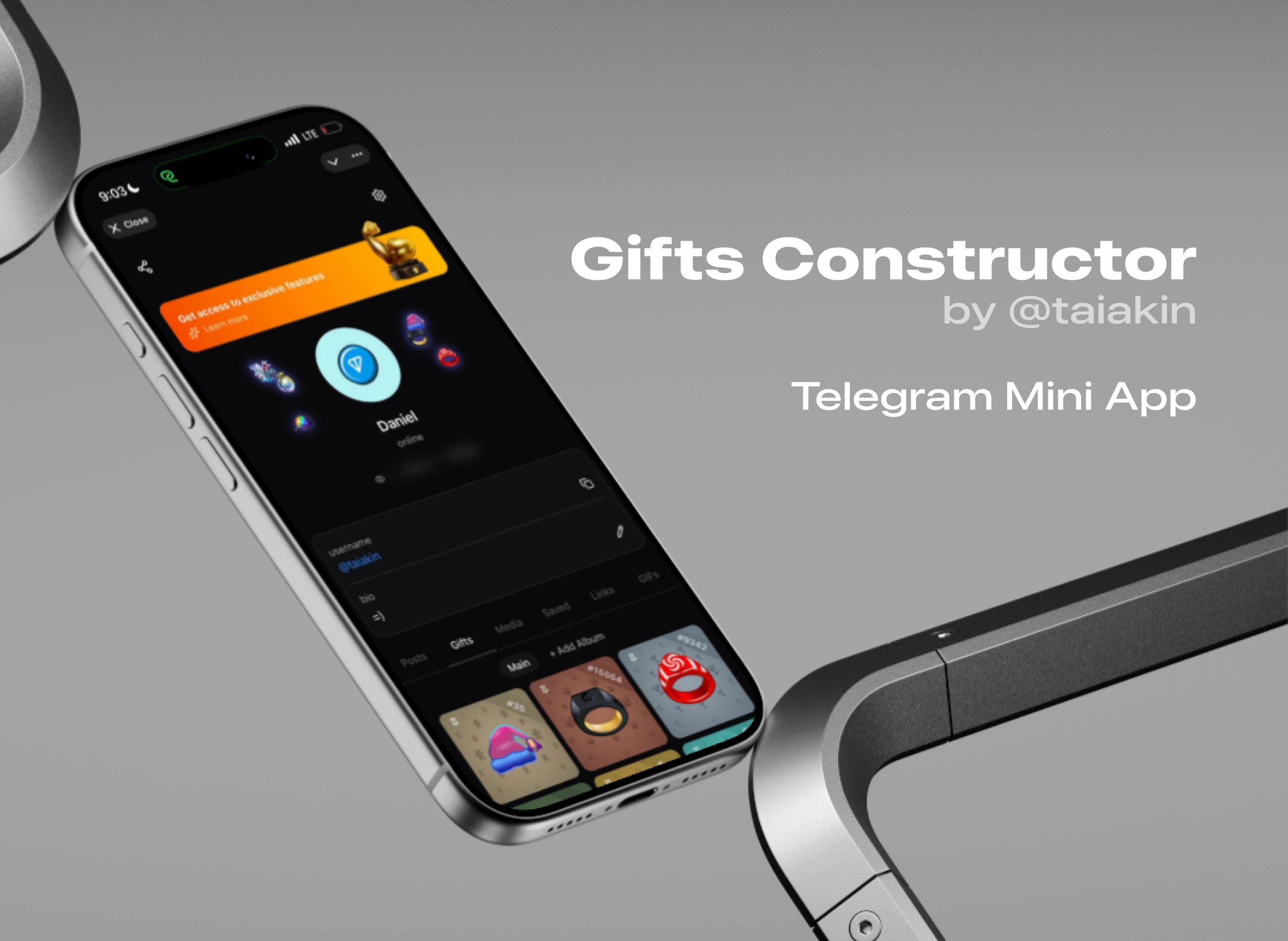Gifts Constructor Mini App preview