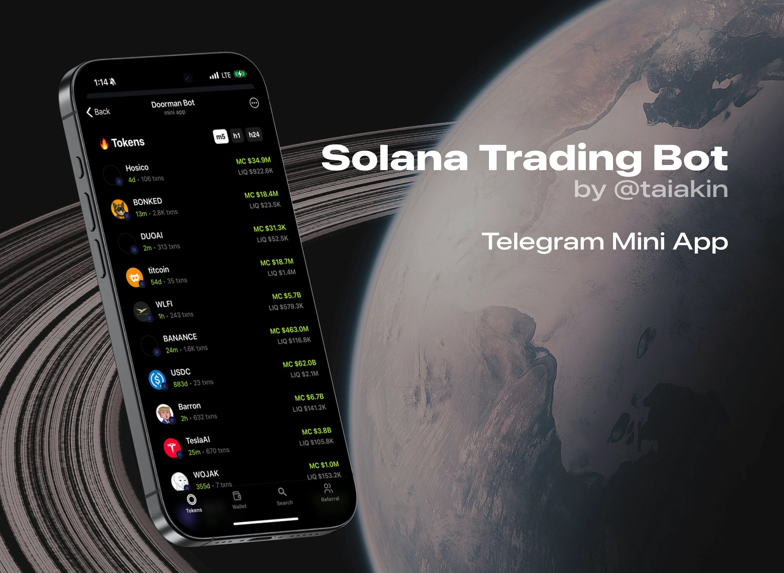 Solana Trading Bot preview